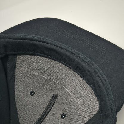Richardson 5 Panel Black Hat One Size GMC of Beaverton Patch Blue Red Snapback
