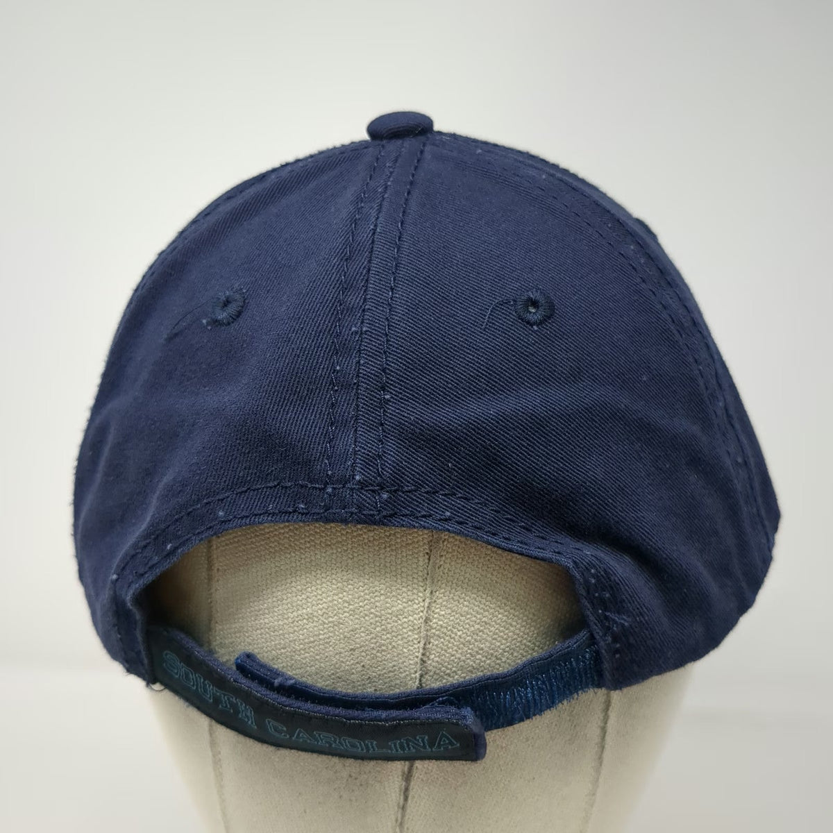 Strand Headwear Blue Beige One Size Baseball Cap Hat South Carolina Palmetto SC