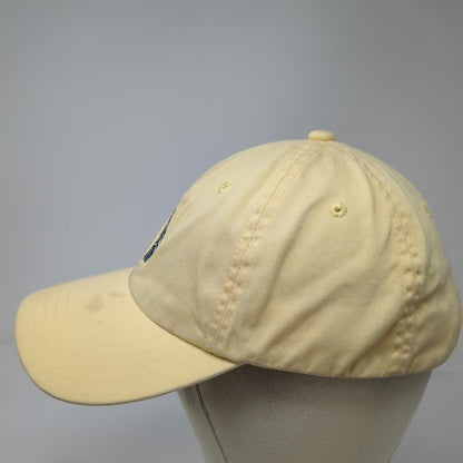 London Fog Baseball Cap Yellow One Size Big Ben Embroidery Cotton Strapback Hat