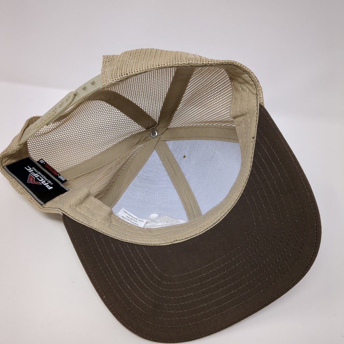 2024 Boise Trails Challenge Snapback Trucker Hat Brown One Size Mesh Back