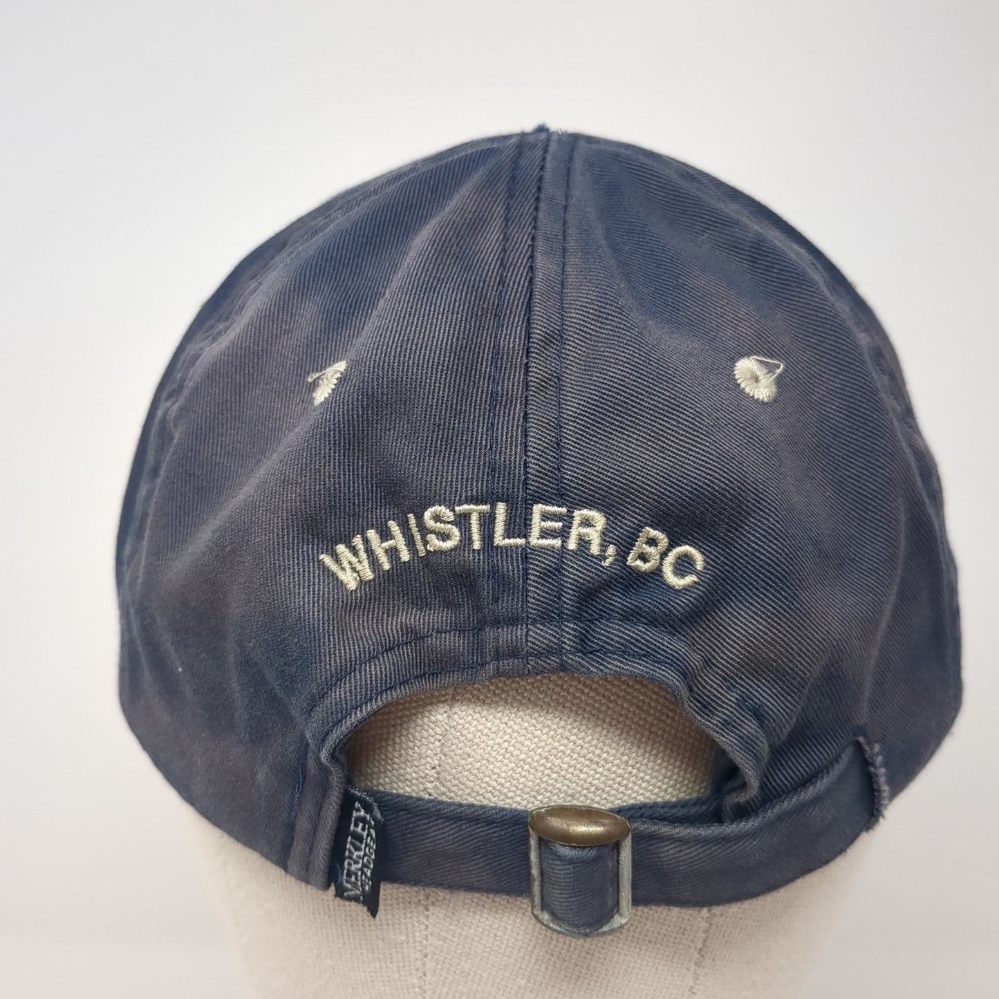 Chateau Whistler Golf Club Slideback Hat Blue One Size Merkley Headgear