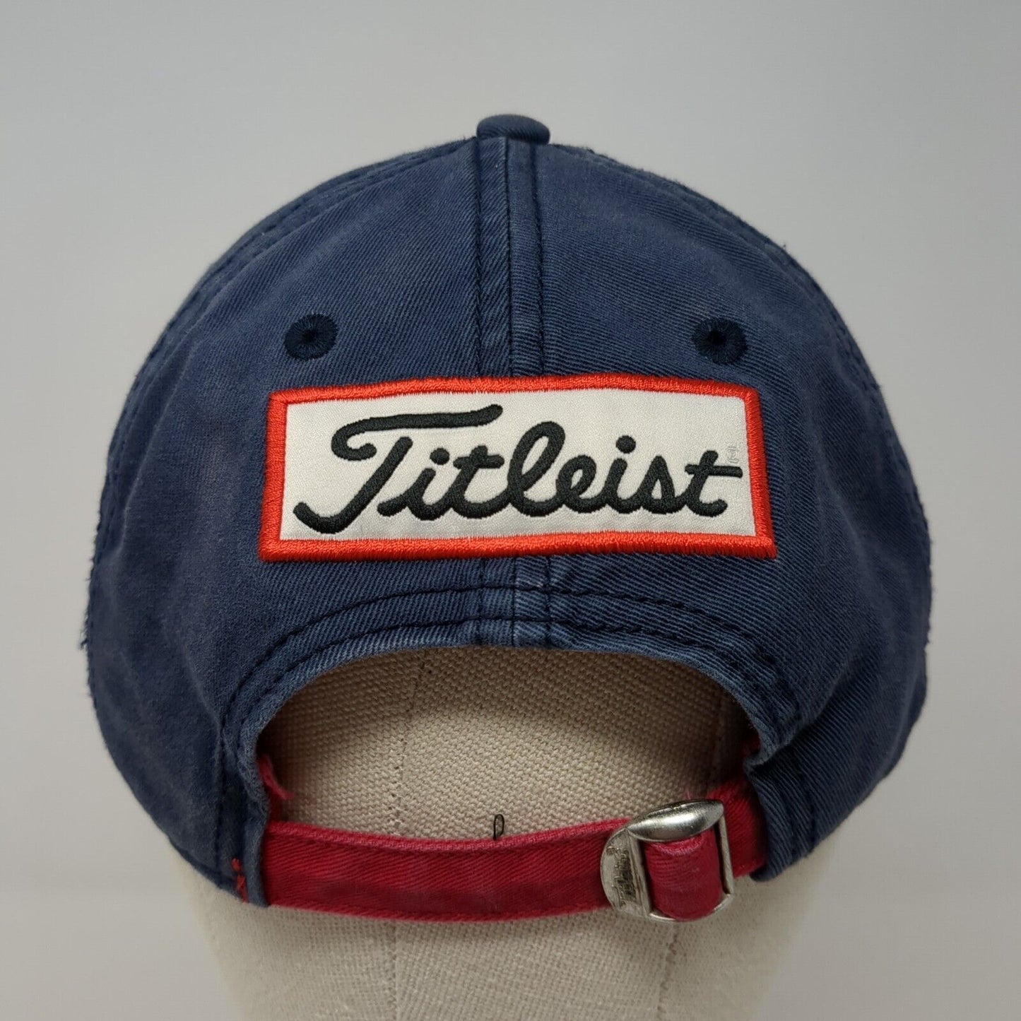 Titleist Slideback Golf Cap Blue One Size Adjustable Embroidered 6 Panel