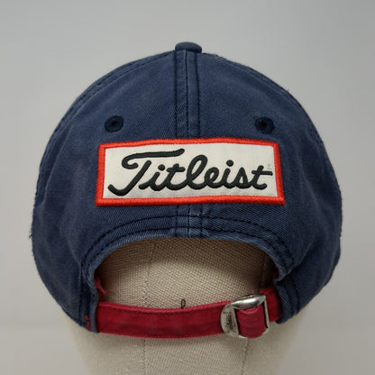 Titleist Slideback Golf Cap Blue One Size Adjustable Embroidered 6 Panel