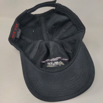 ACHD Committed To Service Strapback Hat Black OSFM Embroidered Otto