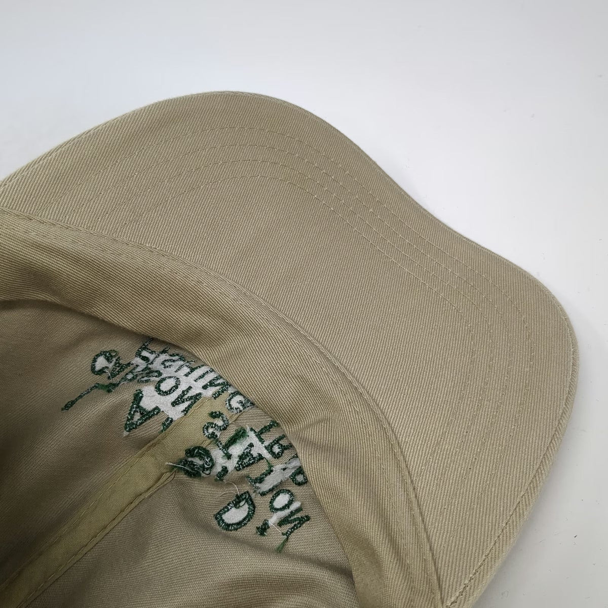 Cotton Deluxe Baseball Cap Beige One Size LASD Carson Fishing Trip Hat 2000
