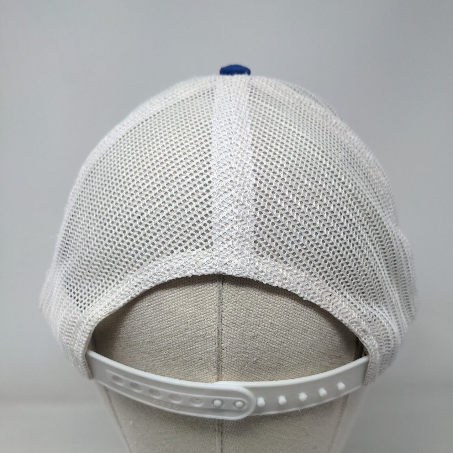 Reel Edge Charters Snapback Trucker Hat Blue OSFM Mesh Back Otto