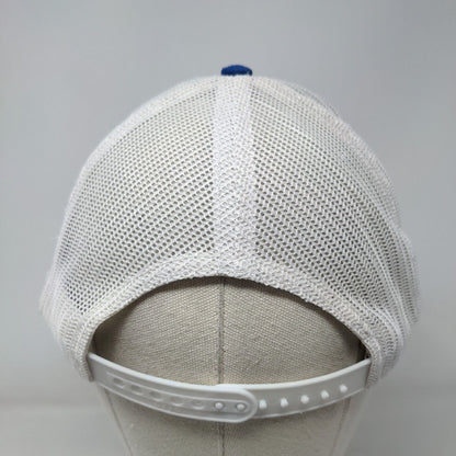 Reel Edge Charters Snapback Trucker Hat Blue OSFM Mesh Back Otto