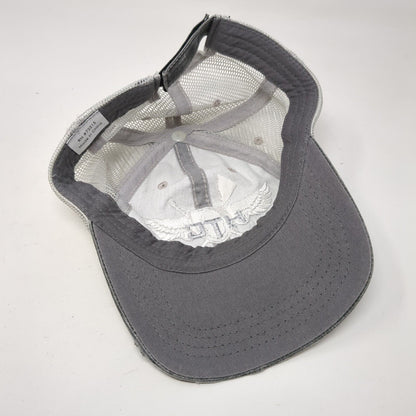 Tactical Gear Evolved Strapback Trucker Hat Gray OSFA Mesh Back