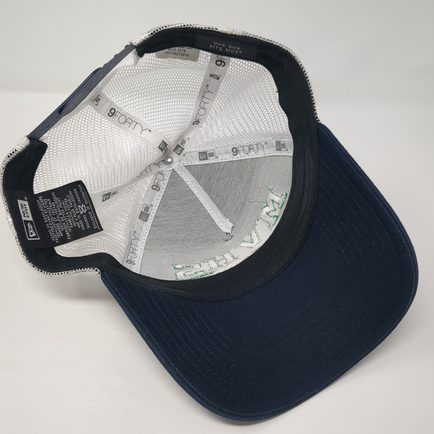 MVHS Football Trucker Hat Blue One Size Adjustable Embroidered 9Forty New Era