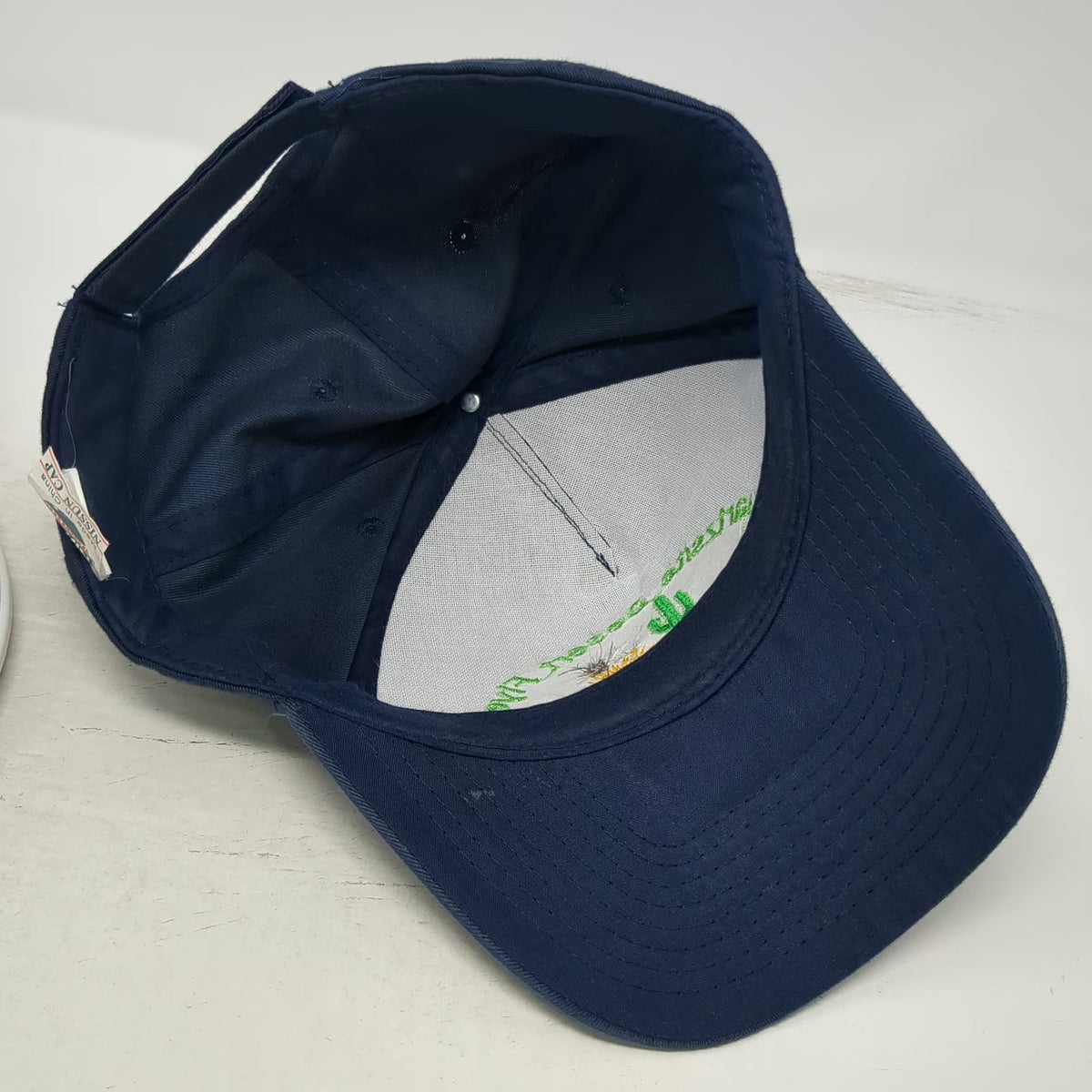 Nissun 5 Panel Blue One Size Hat Quartzsite Desert Flyers Cactus Sun Strapback