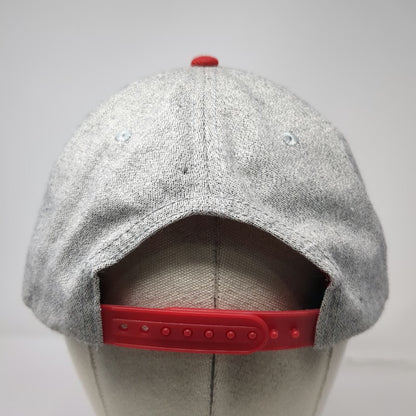 American Needle MLB St. Louis Cardinals Snapback Hat Gray Red One Size STL Cap