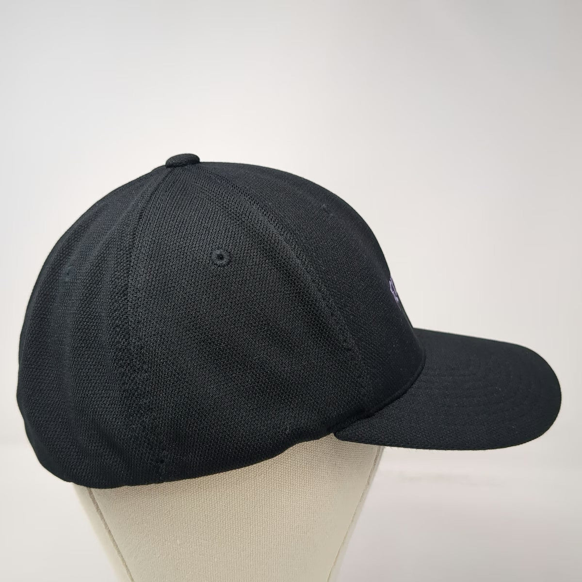 Flexfit Pickle Juice Baseball Cap Black Purple XL Stretch Hat Yupoong Polyester