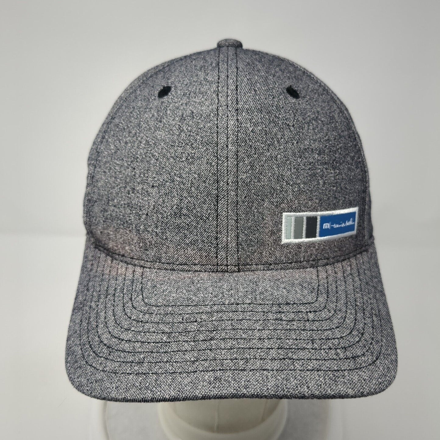 Travis Mathew El Dorado Fitted Hat Gray S-M 6 Panel Flexfit Yupoong