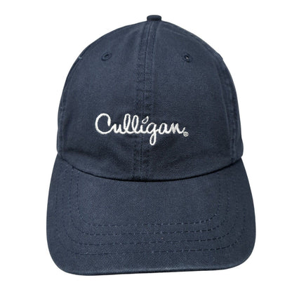 Calligan Slideback Hat Blue One Size Adjustable Embroidered 6 Panel Cotton