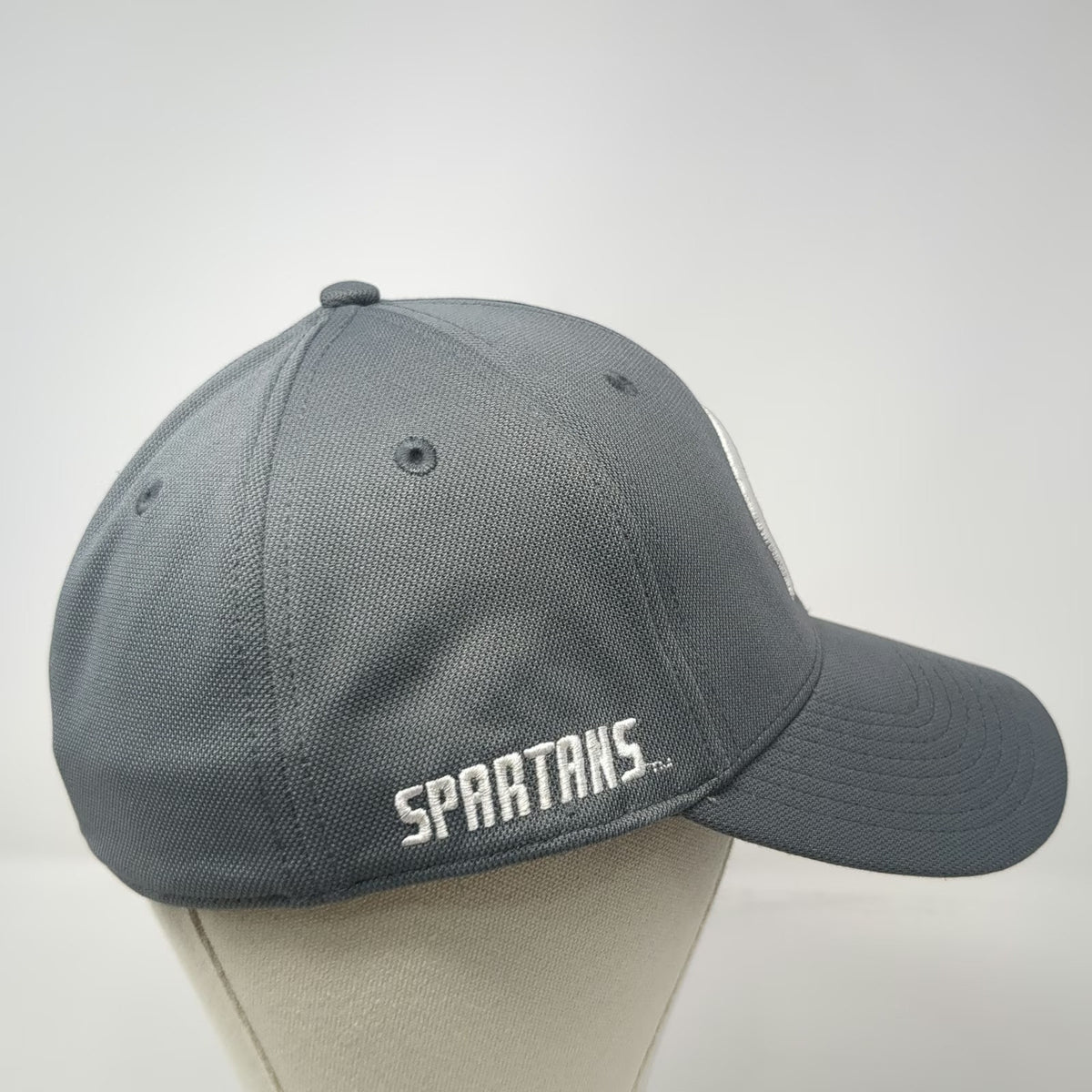 Champion Michigan State Spartans NCAA Gray Cap One Size OSFM Fitted Helmet Hat