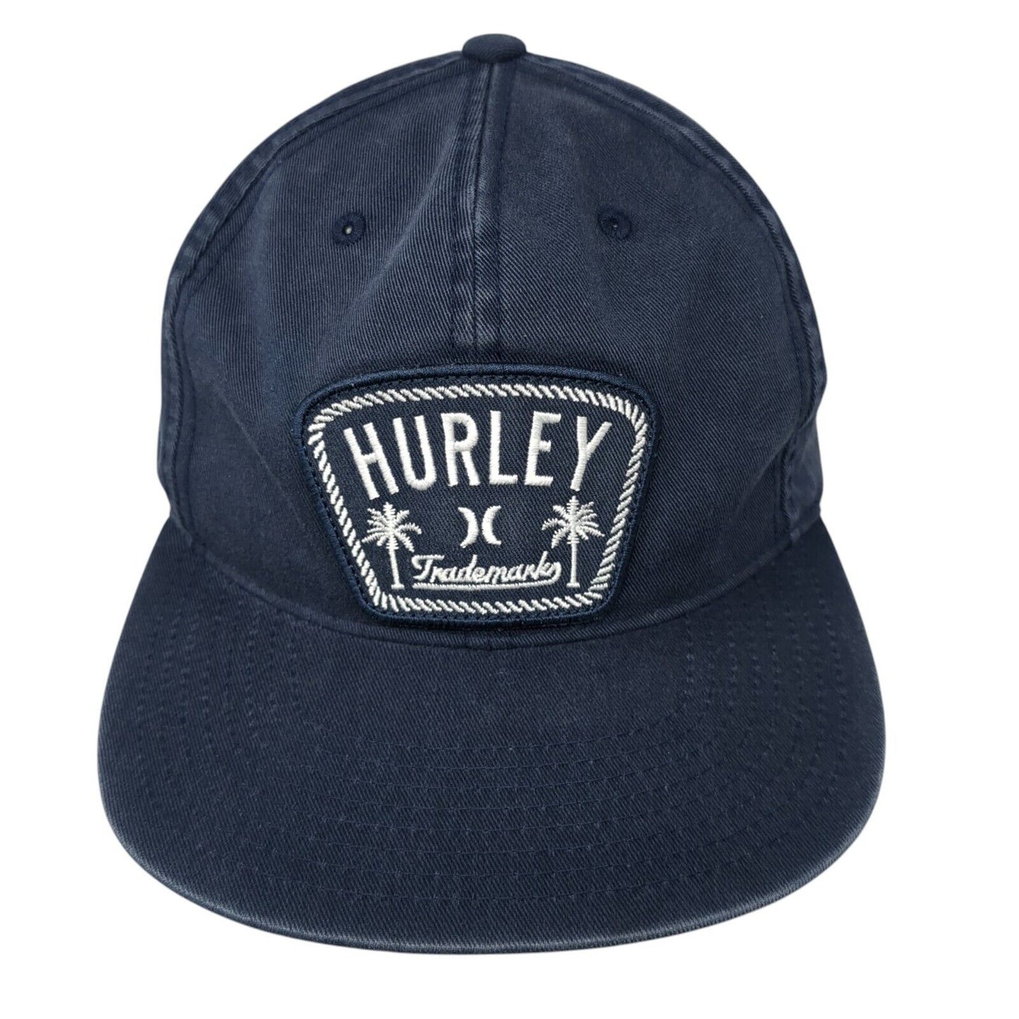 Hurley Trademark Snapback Hat Blue One Size Adjustable The Classics Yupoong