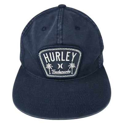 Hurley Trademark Snapback Hat Blue One Size Adjustable The Classics Yupoong