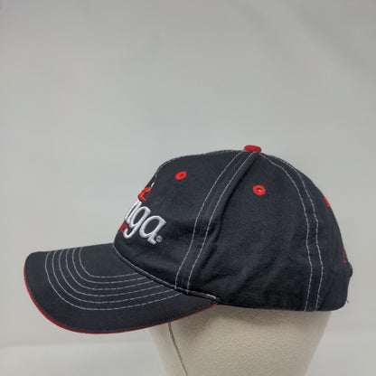 Syringa Networks Strapback Hat Black OSFA Embroidered Buck's Bags