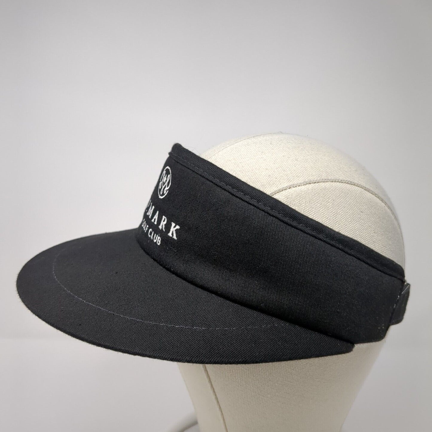 St. Mark Golf Club Slideback Sun Visor Hat Black One Size Adjustable