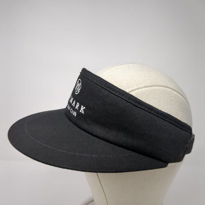 St. Mark Golf Club Slideback Sun Visor Hat Black One Size Adjustable