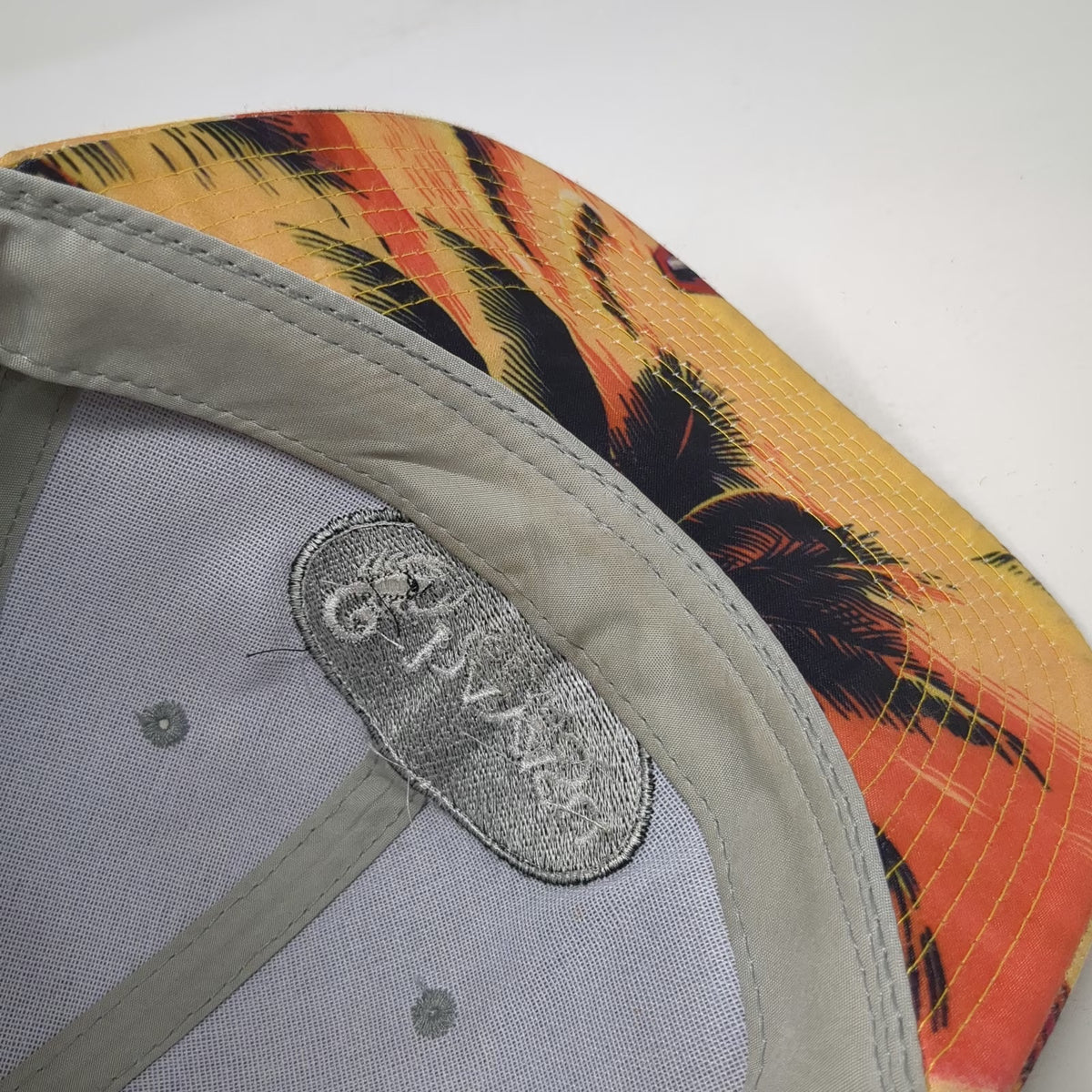 Crown Havasu Gear Snapback Hat Gray One Size Desert Scorpion Sunset Graphic