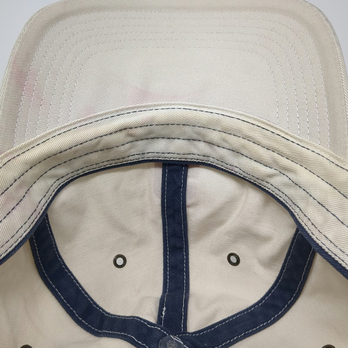 GAP Baseball Cap Beige M Strapback Embroidered G Logo Adjustable Cotton Hat