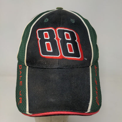 Winner's Circle Men's Strapback Hat Black Green Embroidered Dale JR. #88 Logo