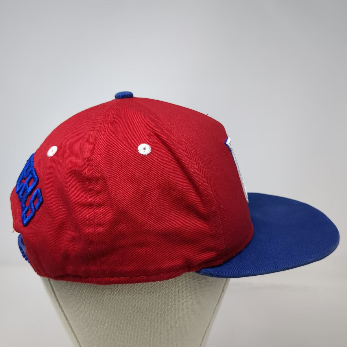 New York Rangers NHL New Era 5 Panel Red Blue S-M Snapback Hat Vintage Hockey