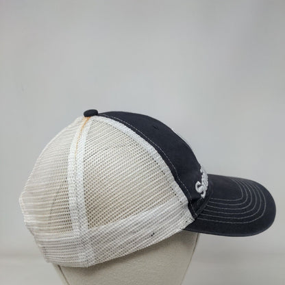Smith & Wesson Snapback Trucker Hat Blue One Size Adjustable Mesh Back