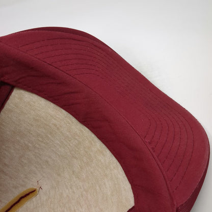 Trucker Hat Red One Size Memories Cafe Enfield CT Music Note Snapback Mesh Foam