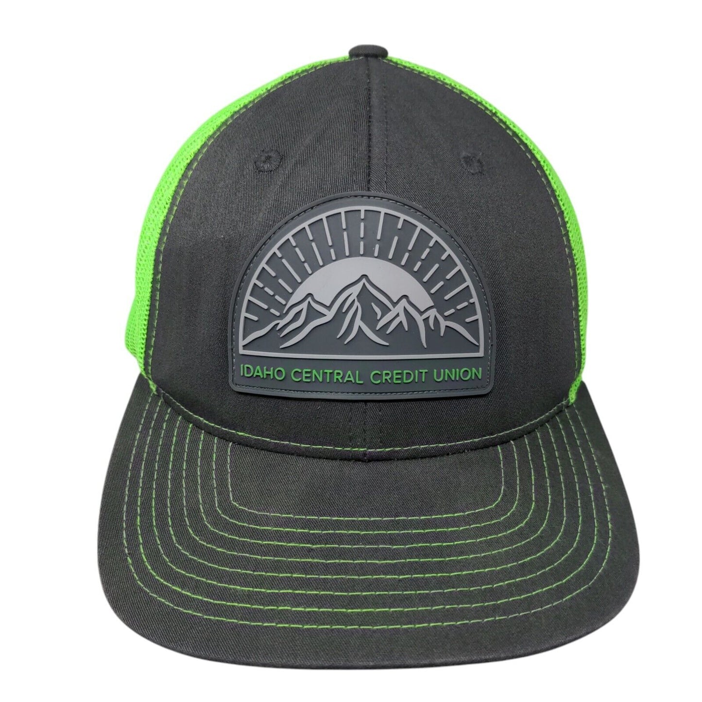 Idaho Central Credit Union Snapback Trucker Hat Multi One Size Mesh Back