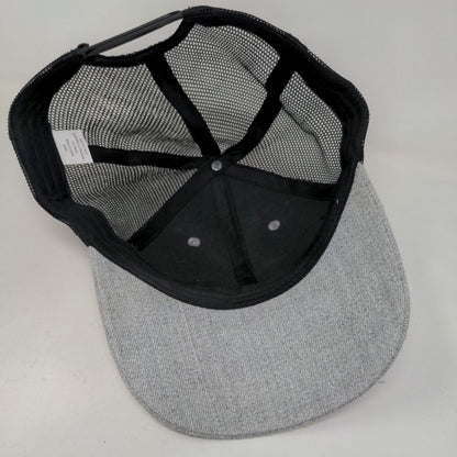 Tractor Supply co Men's Snapback Mesh Back Hat Gray Black OSFM 3D Logo