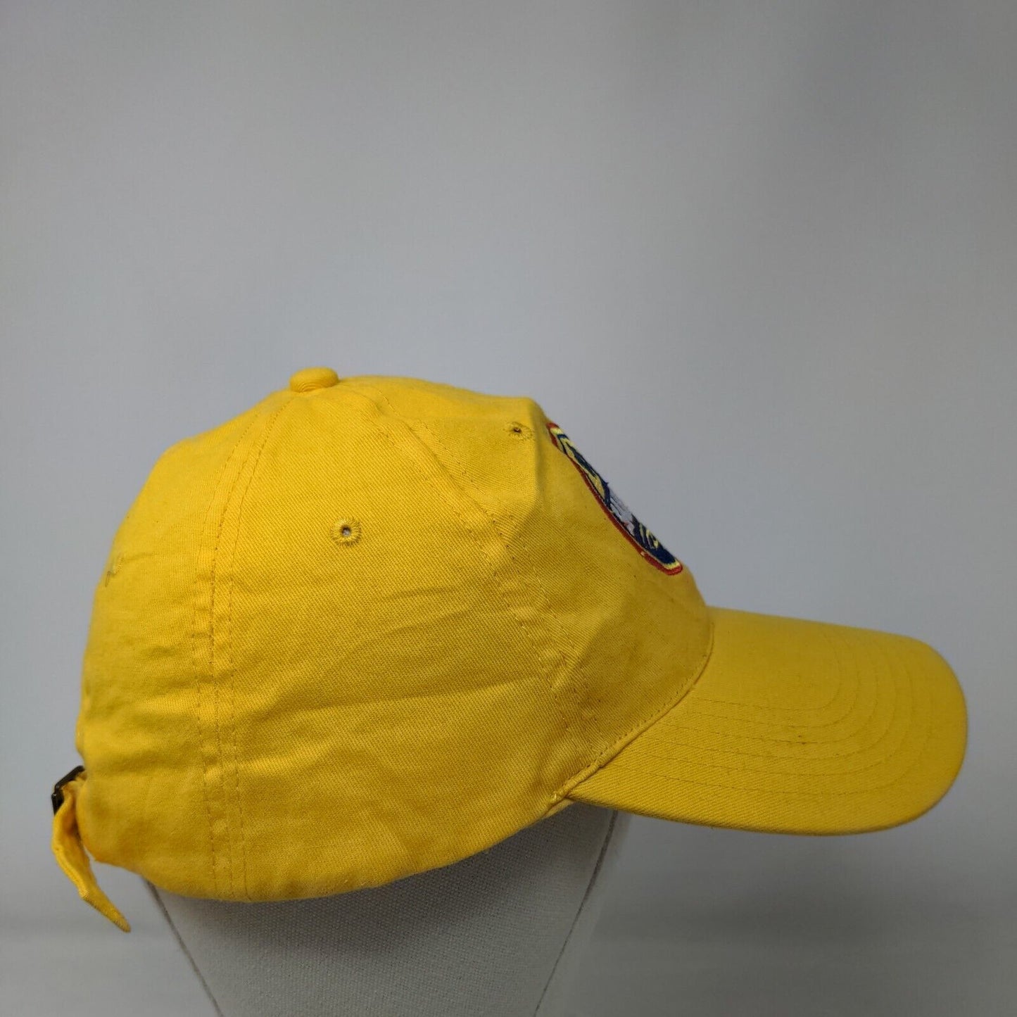 Barena Palm Trees Slideback Hat Yellow One Size Embroidered Adjustable