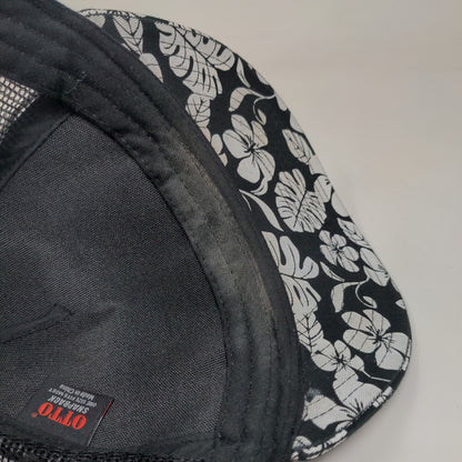 Hook Tribe Snapback Trucker Hat Multicolor OSFM Adjustable Mesh Back Floral Otto