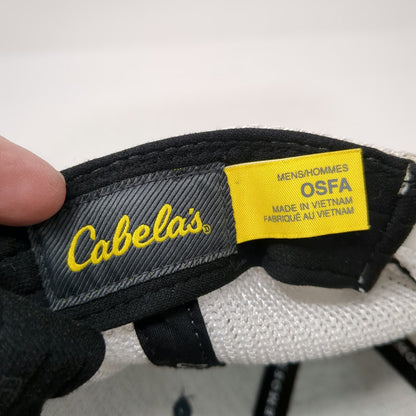 Cabela's Trucker Hat Blue Gray One Size Snapback Mesh World's Foremost Outfitter