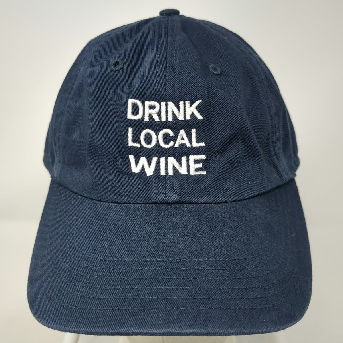 Richardson Baseball Cap Blue Size L Drink Local Wine Telaya Wine Co Hat