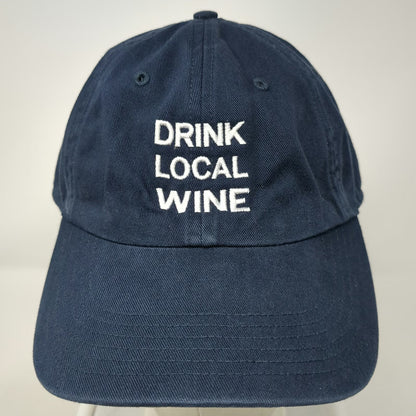 Richardson Baseball Cap Blue Size L Drink Local Wine Telaya Wine Co Hat