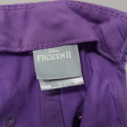 Disney Frozen II Girl's Snapback Hat Purple Size OSFM Elsa Anna Graphic Logo