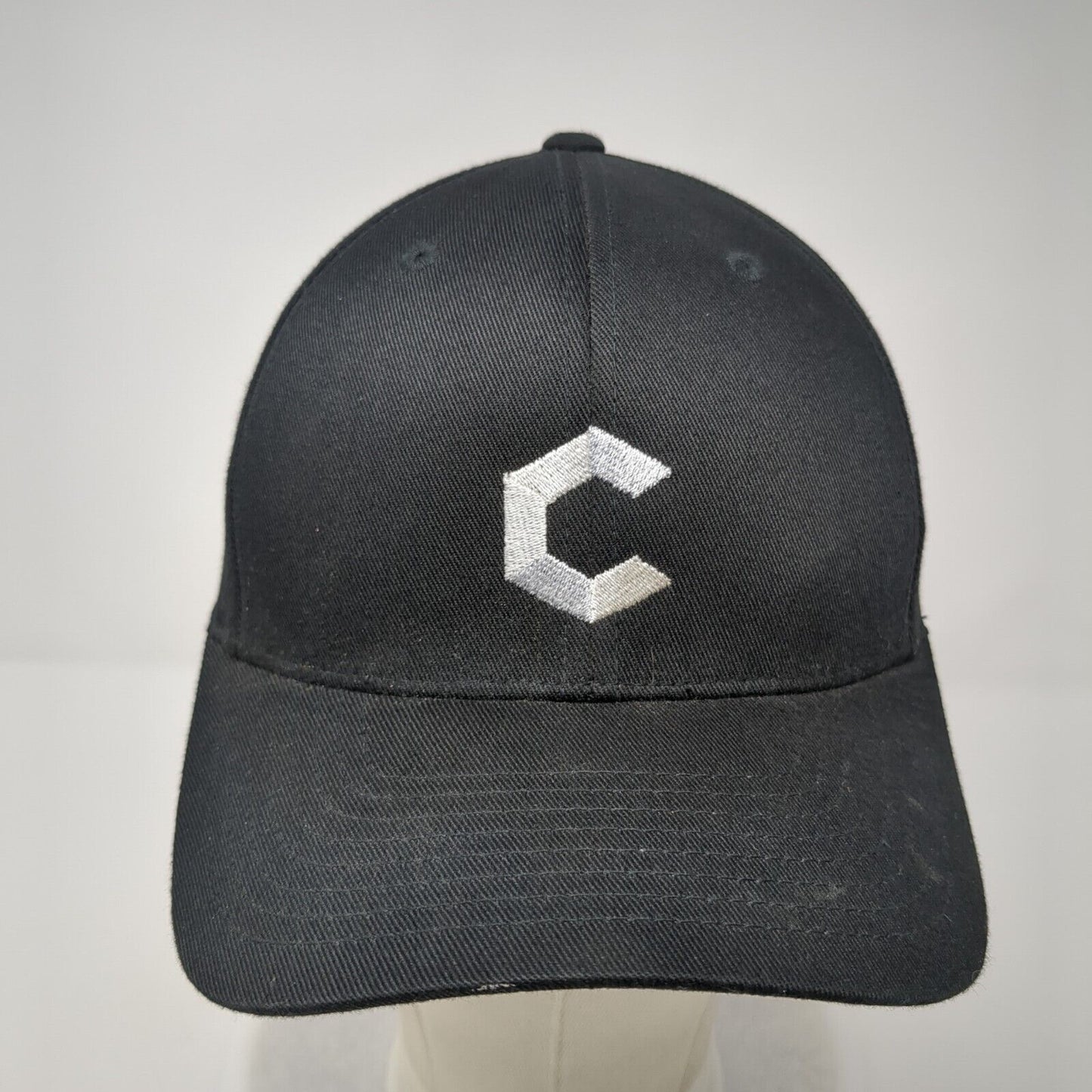 Coil Solutions Fitted Hat Black S/M Flexfit Embroidered Authentic T-Shirt Co.