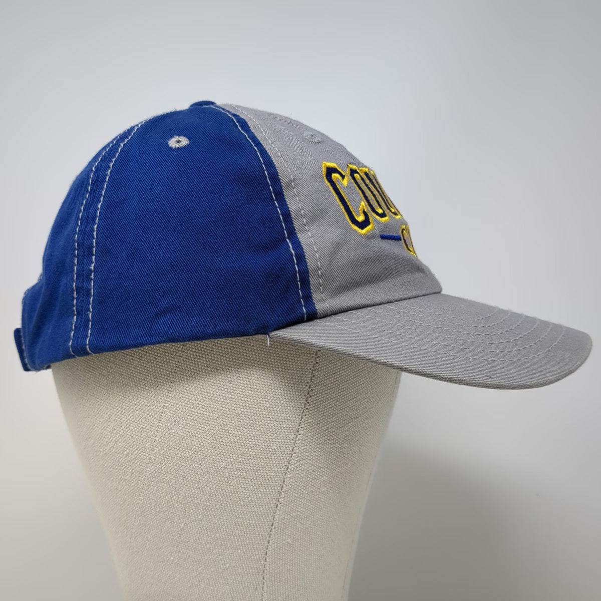 My Town Originals Baseball Cap Gray Blue One Size Strapback Cougars CHS Hat