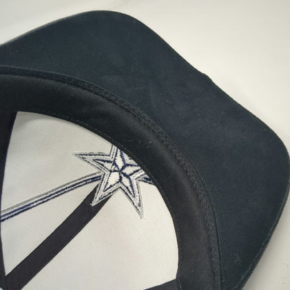 Dallas Cowboys NFL ANNCO Black Gray Blue One Size Strapback Baseball Cap Star