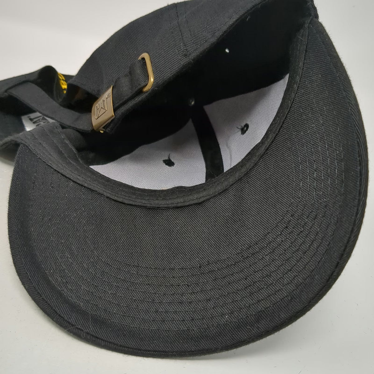 Caterpillar CAT MineStar Logo Baseball Cap Black One Size Slideback Hat