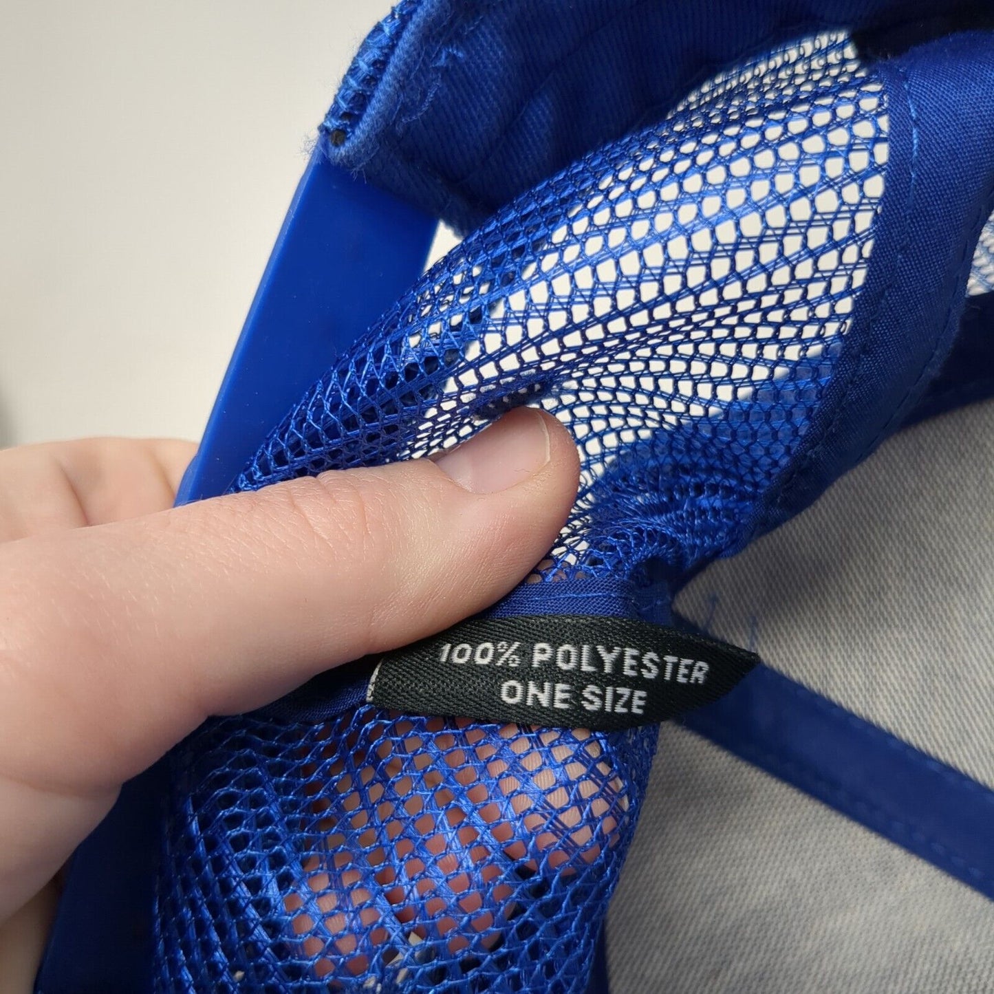 Tamarack Resort Snapback Trucker Hat Blue One Size Adjustable Mesh Back Pukka