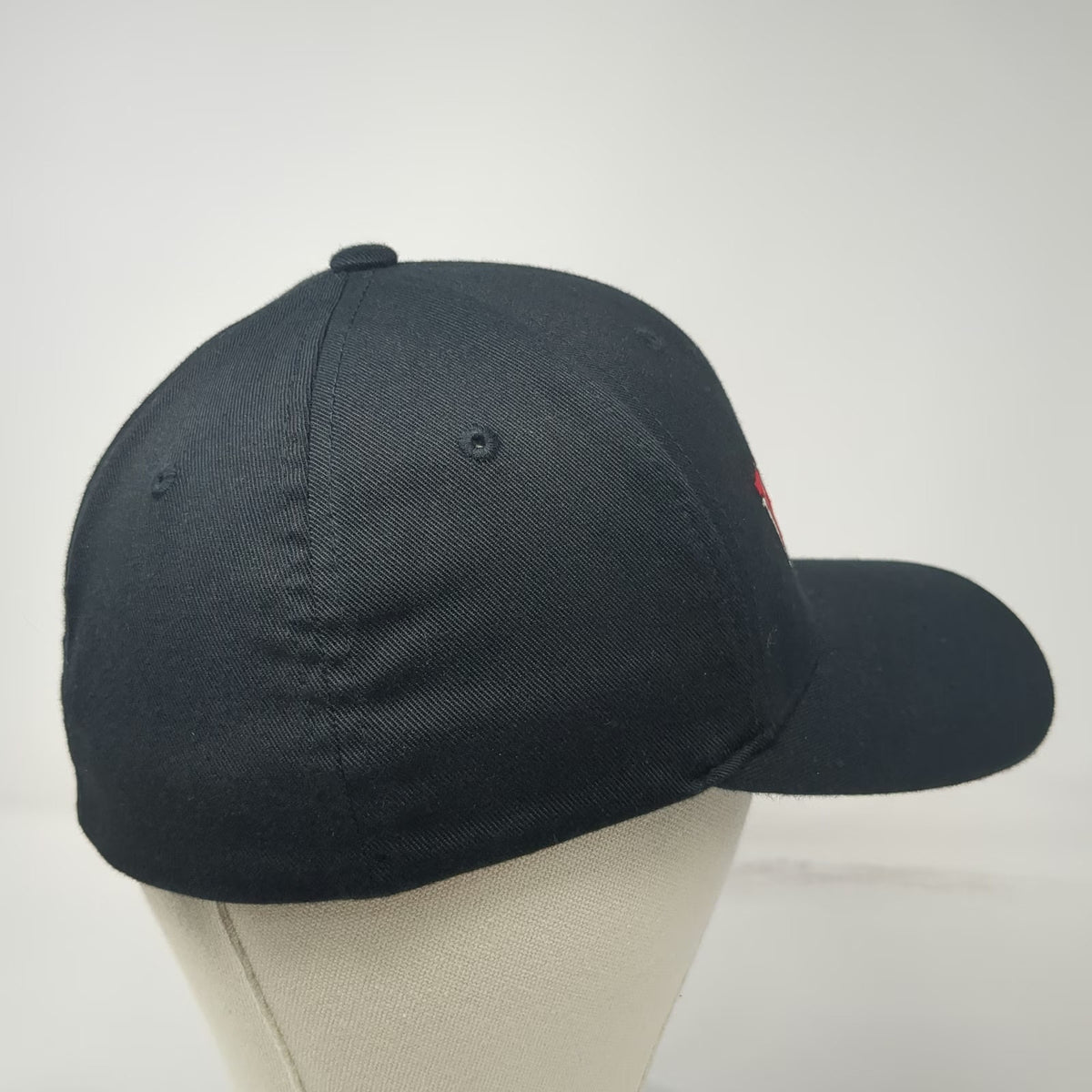 Flexfit Baseball Cap Black M Western Heating Air Conditioning Hat Fitted Logo