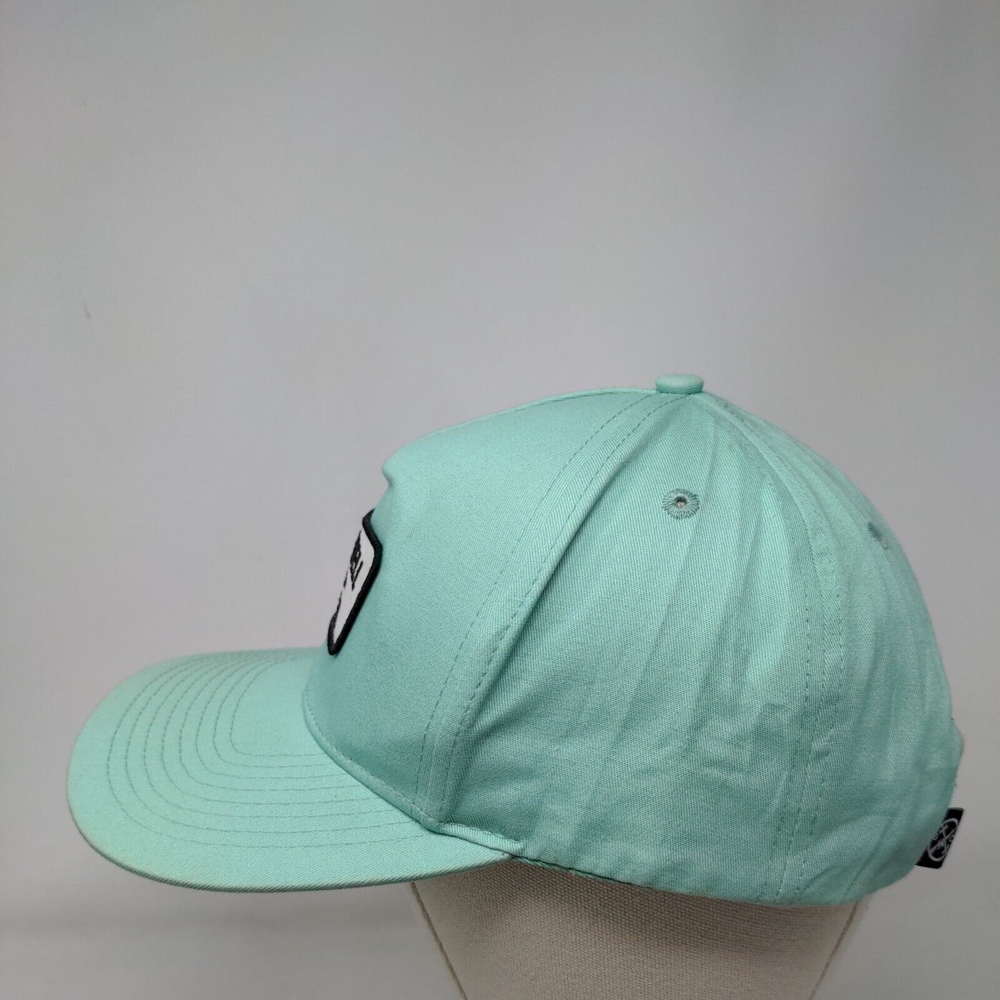 The Barbell Cartel Est. 2014 Snapback Hat Bluish-Green One Size Embroidered