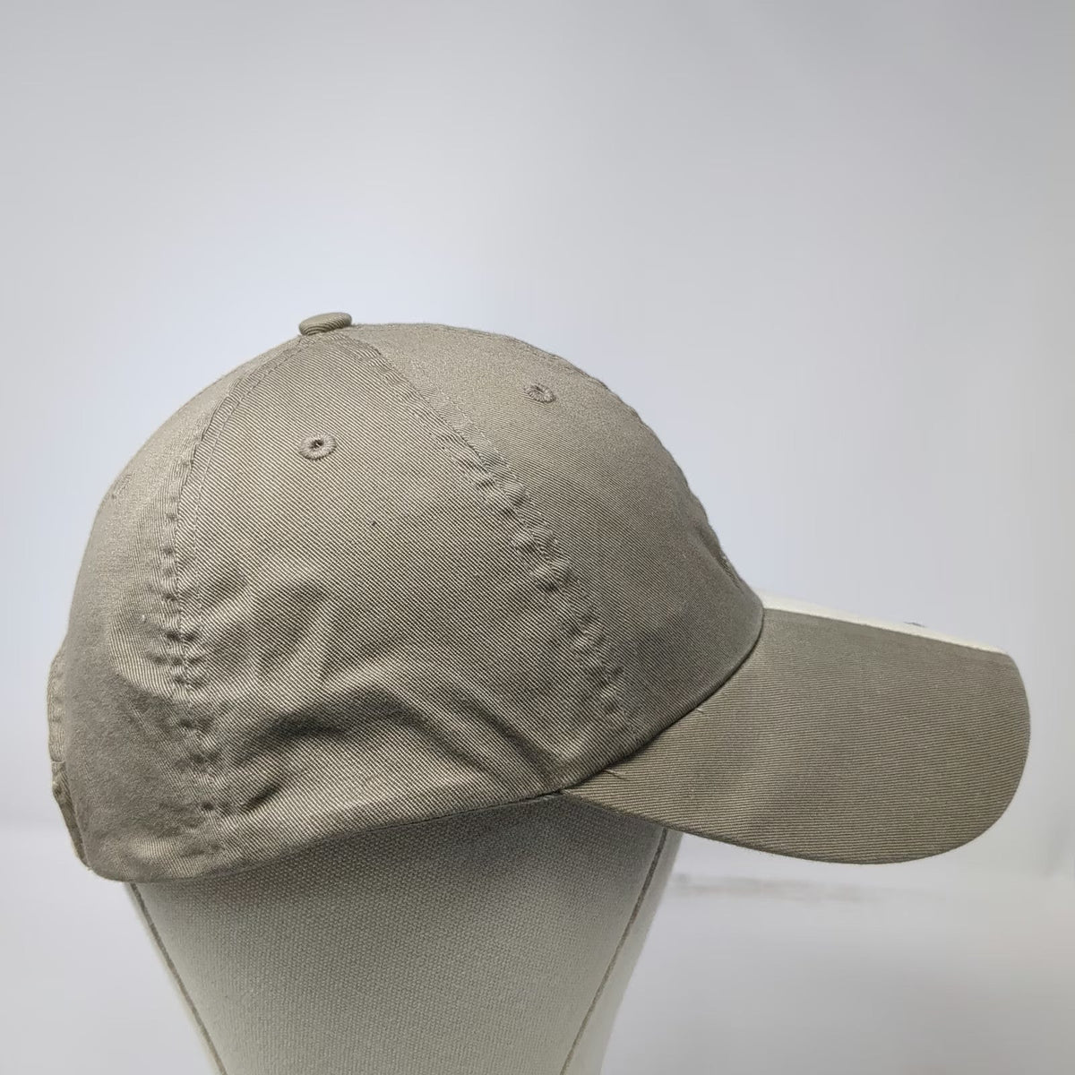 SeaWorld Baseball Cap Brown White One Size Hat Adventure Parks Whale Tail Logo