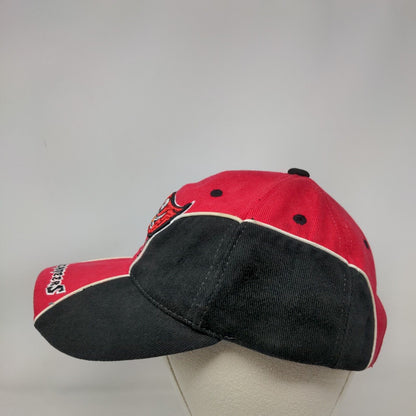 NFL Tampa Bay Buccaneers Strapback Hat Red Black Embroidered Flag Logo Hit