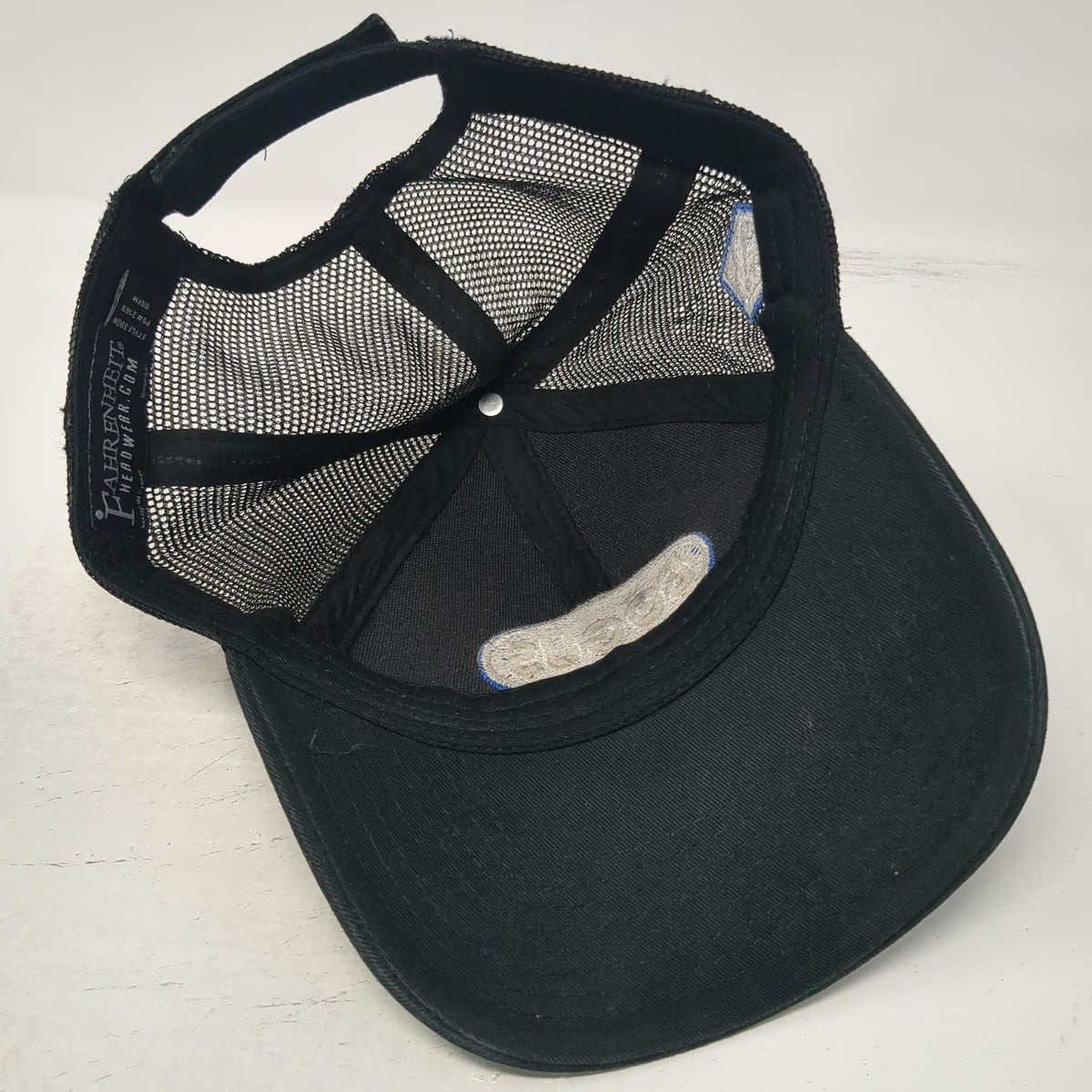 Fahrenheit Baseball Cap Black One Size Bogus Basin 75 Years Anniversary Mesh Hat