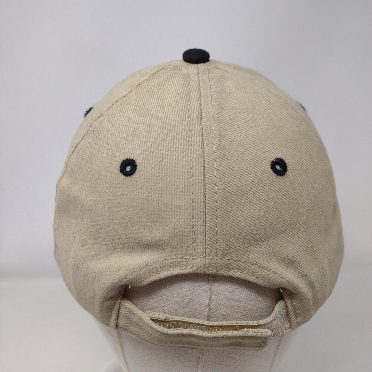 Las Vegas Sin City USA The Strip Strapback Hat Tan OSFA Adjustable 6 Panel