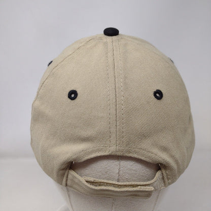 Las Vegas Sin City USA The Strip Strapback Hat Tan OSFA Adjustable 6 Panel